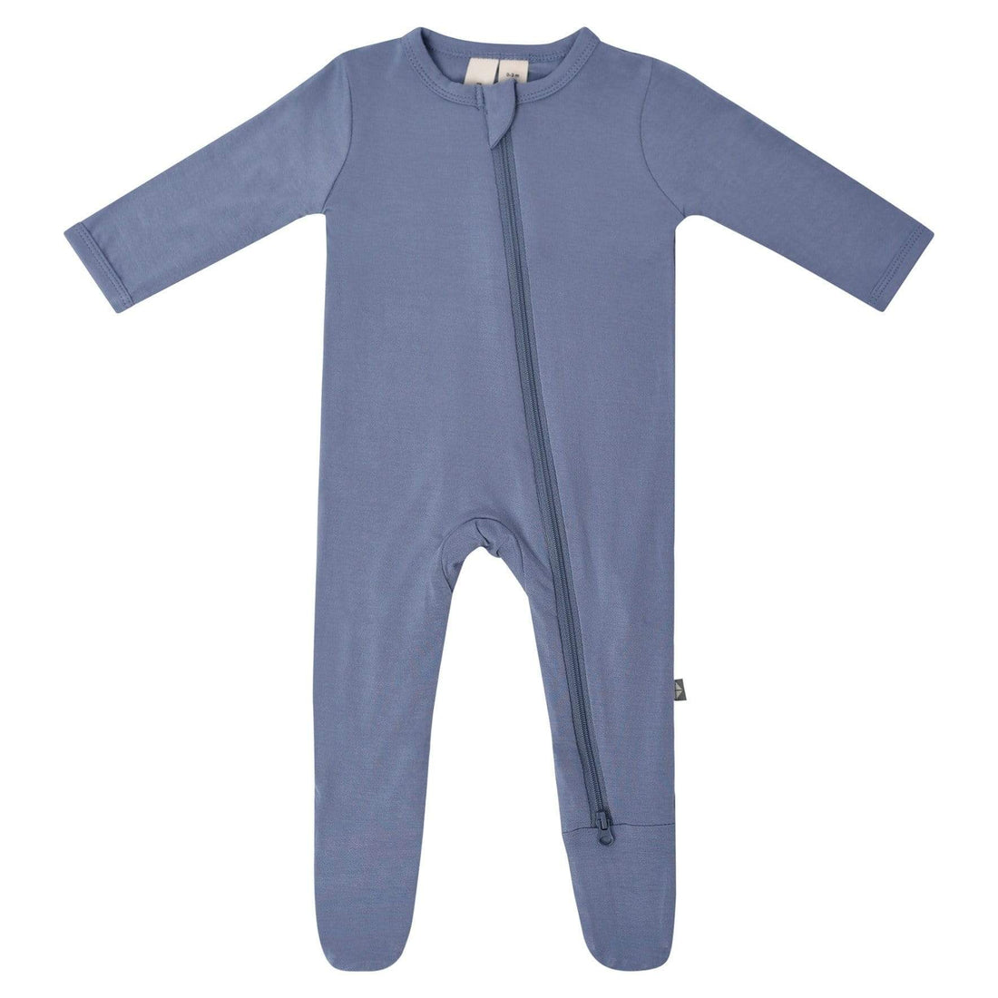 Zippered Footie in Slate | Baby Footie Pajamas | Kyte Baby