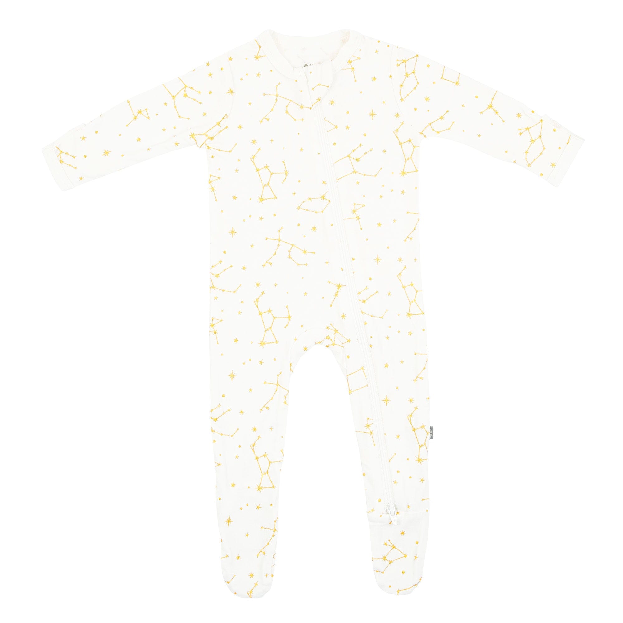 Kyte BABY Zippered Footies Zippered Footie in Cloud Constellations