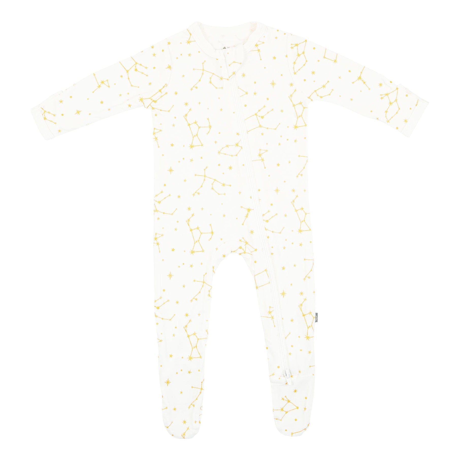 Kyte BABY Zippered Footies Zippered Footie in Cloud Constellations