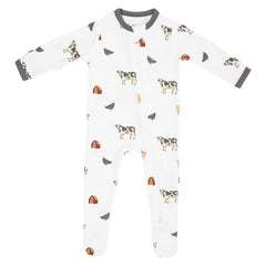 Kyte BABY Zippered Footies Zippered Footie in Farm