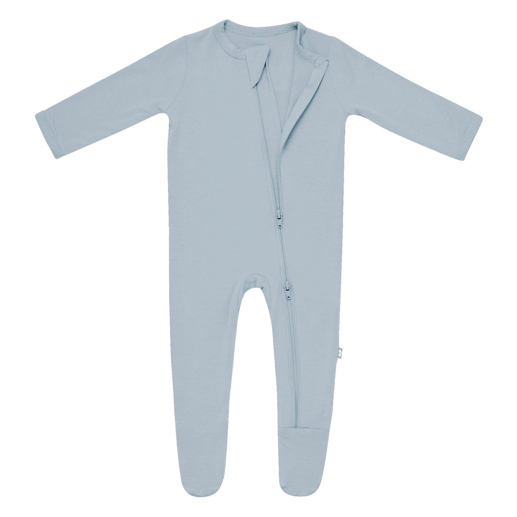 Kyte Zippered Footie, Fog
