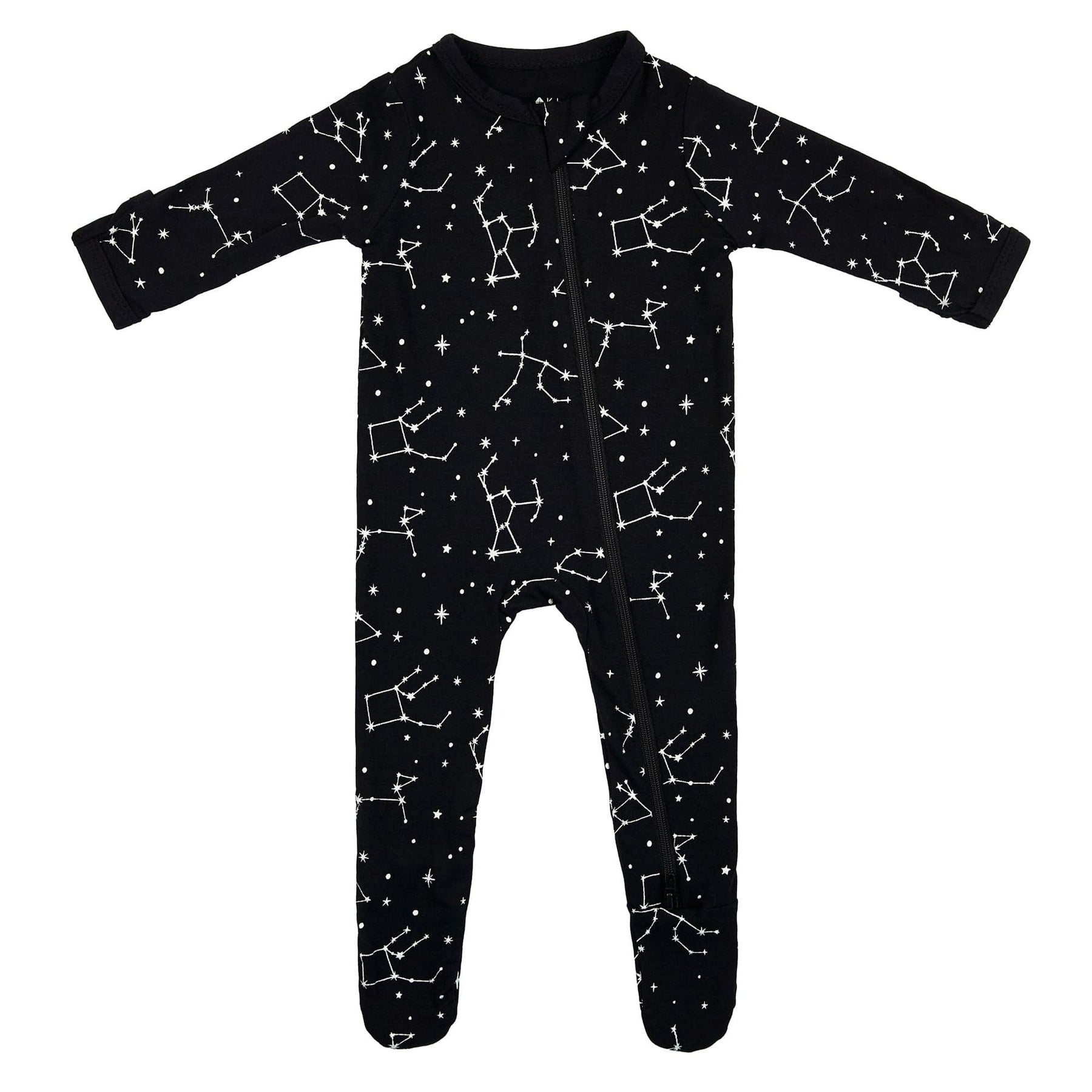 Kyte BABY Zippered Footies Zippered Footie in Midnight Constellations