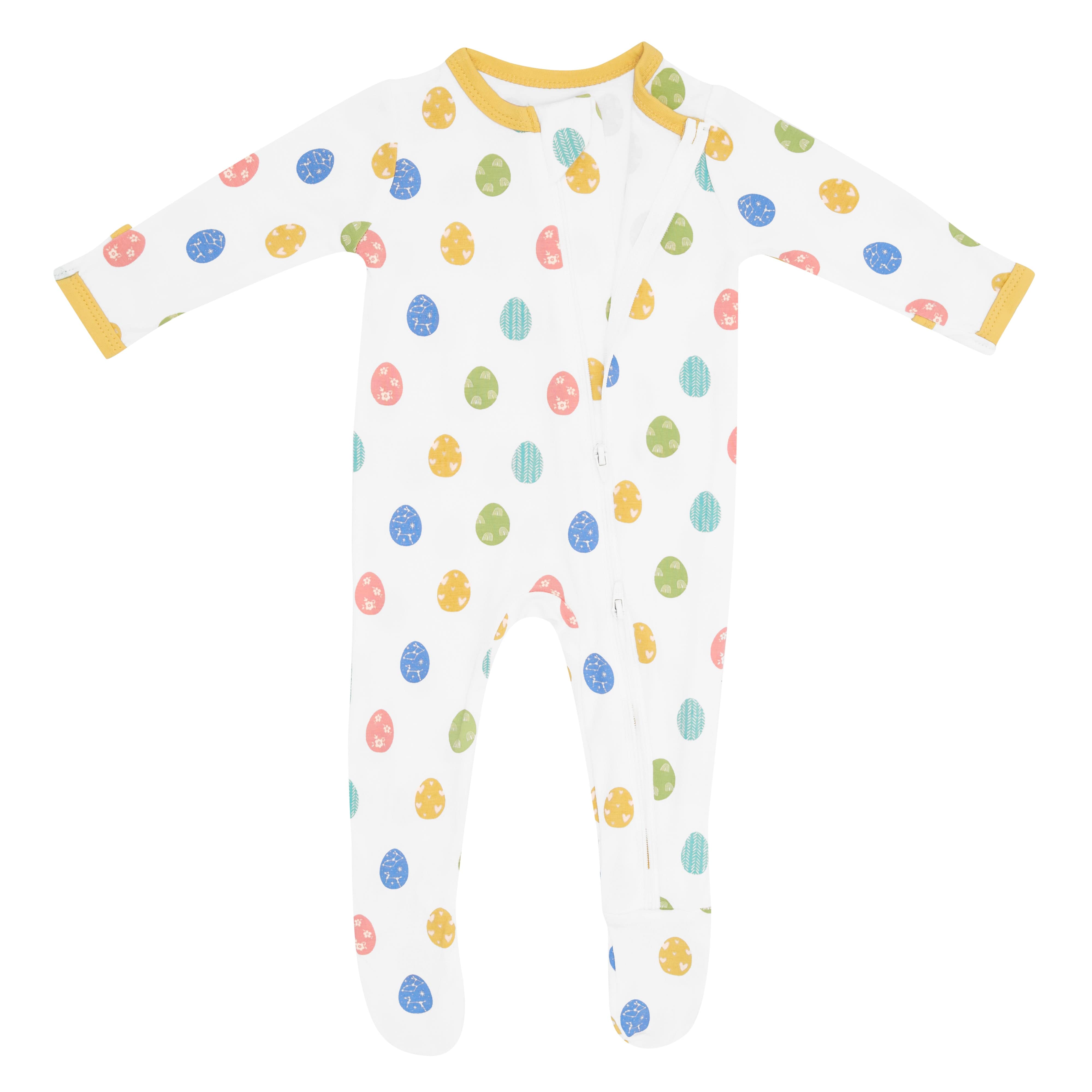 Kyte BABY Zippered Footies Zippered Footie in Spring Egg