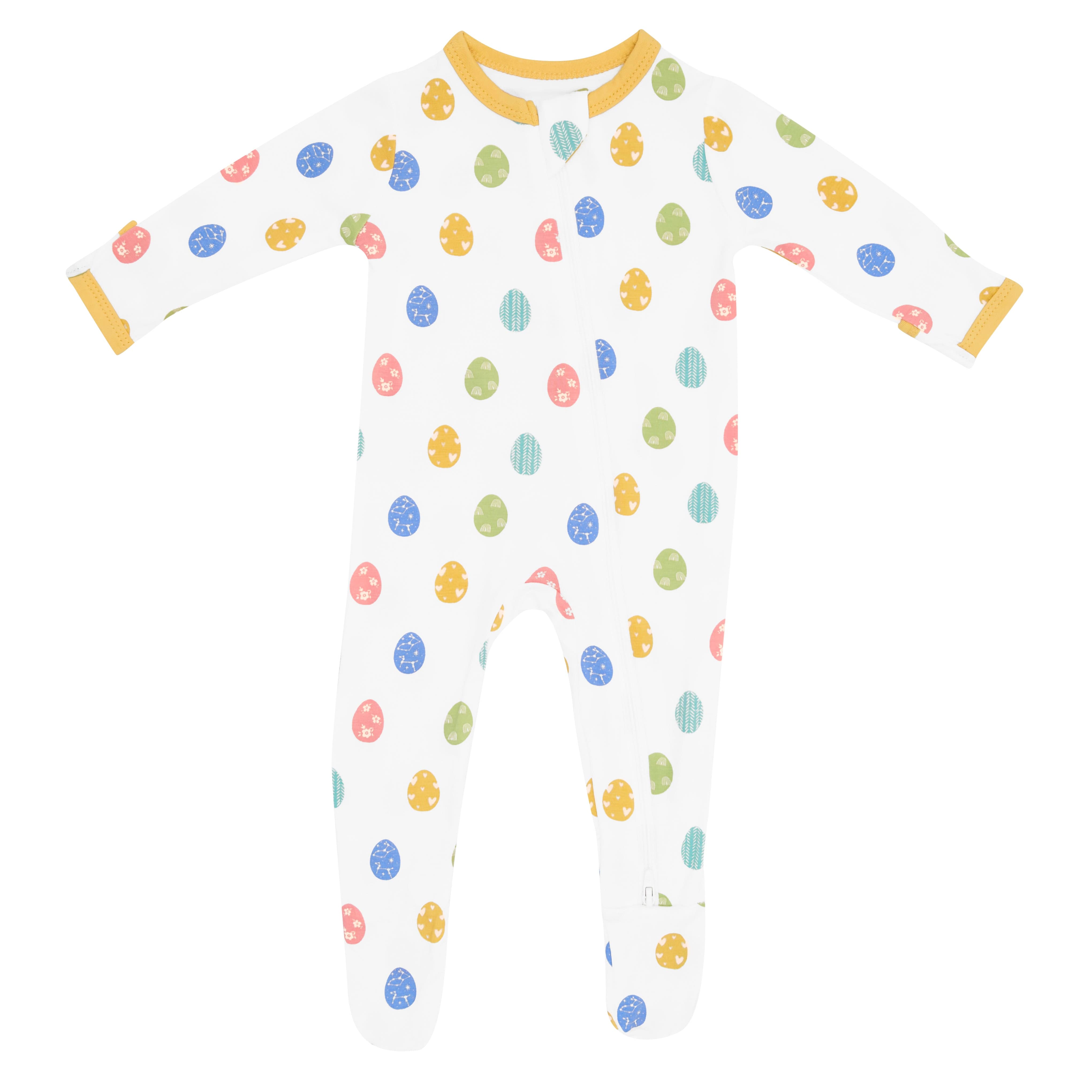 Kyte BABY Zippered Footies Zippered Footie in Spring Egg