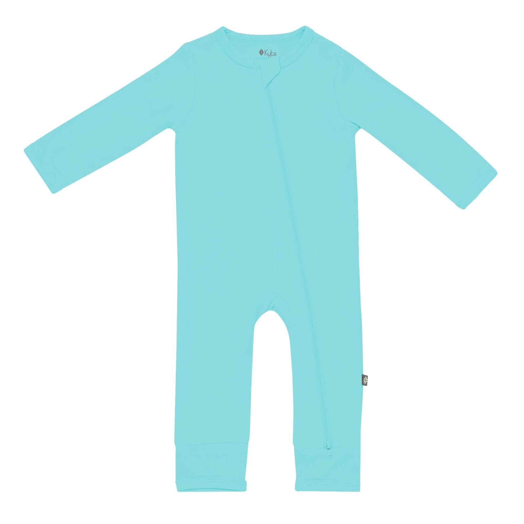 Kyte BABY Zippered Rompers Zippered Romper in Robin