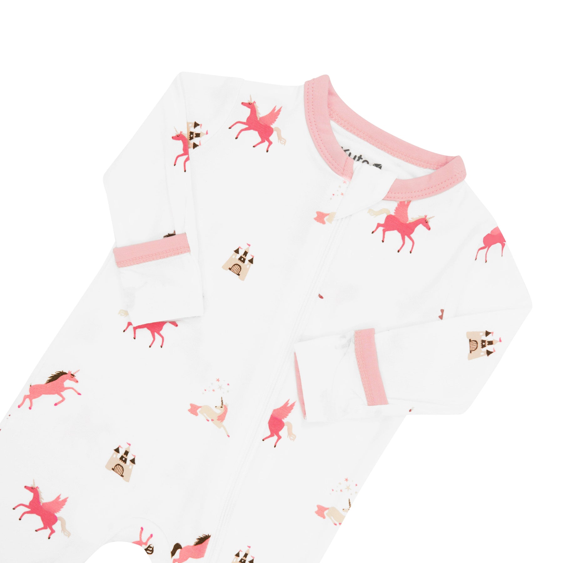 Kyte Baby Zippered Rompers Zippered Romper in Unicorn