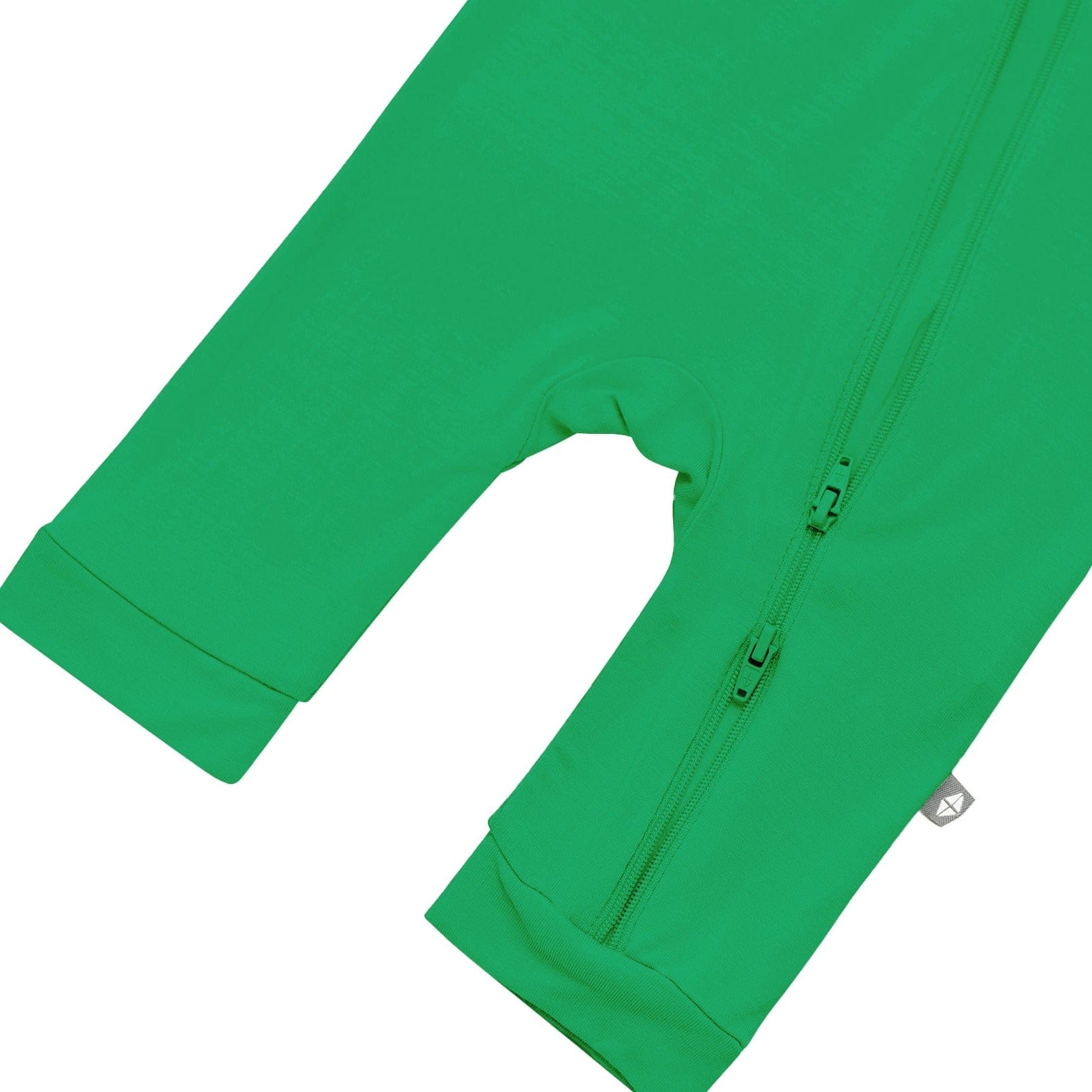 Kyte BABY Zippered Sleeveless Romper Zipper Sleeveless Romper in Fern