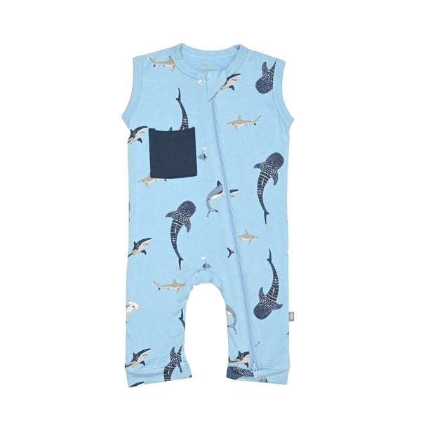 Kyte buy Taro Shark romper 12-18mo NIB